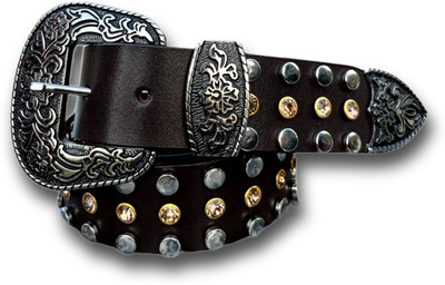 ENTEGRO Men Party, Evening, Casual Brown Genuine Leather Belt