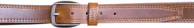 Qaf Fashion Men Formal, Casual Tan Genuine Leather Belt