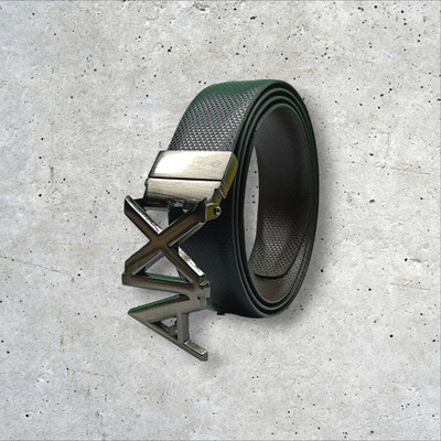FAZON Men Casual, Evening, Formal, Party Black, Brown Texas Leatherite Reversible Belt