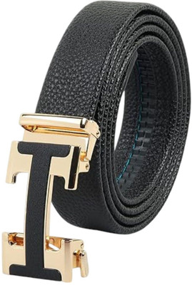Niddleman Men Casual, Formal Black Artificial Leather Belt