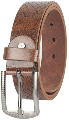 METRONAUT Men Casual, Formal Tan Texas Leatherite Belt