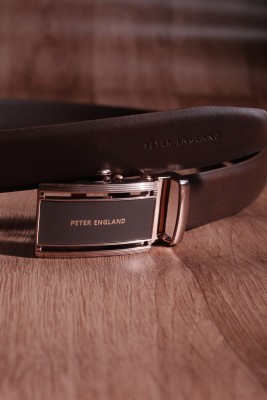 PETER ENGLAND Men Formal Brown Genuine Leather Belt