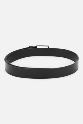 VAN HEUSEN Men Black Genuine Leather Belt