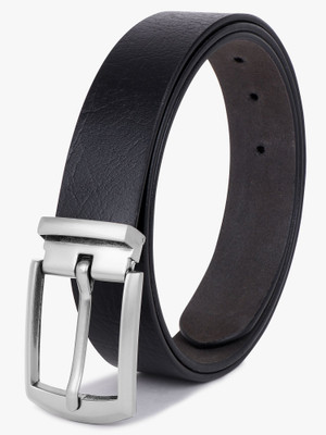 Roadster Men Formal, Casual, Evening, Party Black Genuine Leather Belt