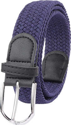 ZEVORA Men & Women Formal, Casual, Party Blue Canvas Belt