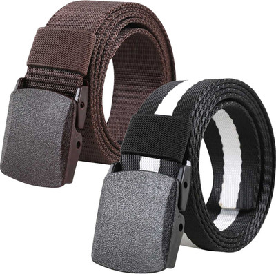 METRONAUT Men Casual Multicolor Nylon Belt