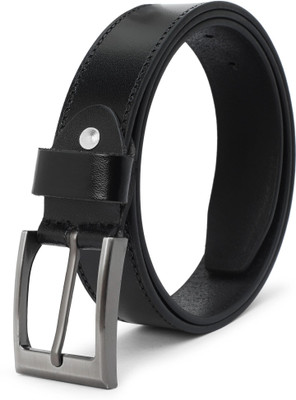 Roadster Men Formal, Casual, Evening, Party Black Genuine Leather Belt