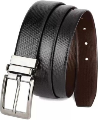 Delight Men Party, Evening, Casual, Formal Black, Brown Genuine Leather Reversible Belt