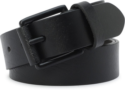 Roadster Men Formal, Casual, Evening, Party Black Genuine Leather Belt