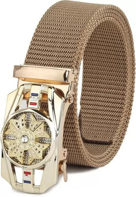 TPM Men Casual, Evening, Formal, Party Beige Fabric Belt