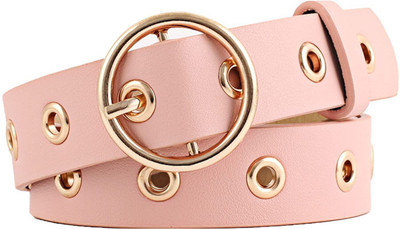 SYGA Women Pink Genuine Leather Belt