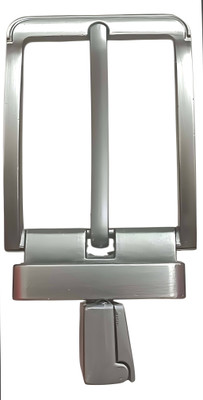 MedSin Men Casual, Evening, Formal, Party Silver Metal Reversible Belt