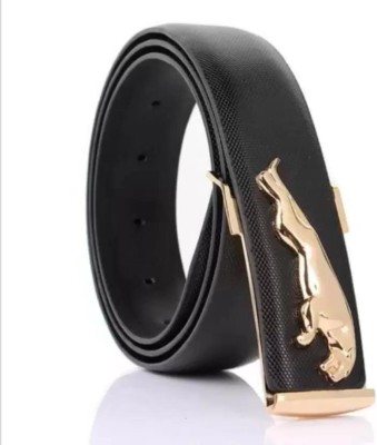 LUXURY LEATHER Boys Casual, Evening, Party, Formal Black Texas Leatherite Belt