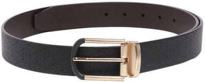 Allen Solly Men Black Genuine Leather Belt