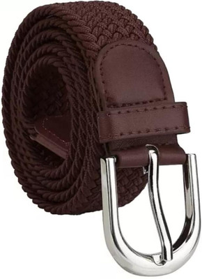 Icongadget Girls Casual, Formal, Party Brown Canvas Belt
