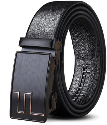 PROVOGUE Men Formal Casual Party Evening Black Artificial Leather Belt PaisaWapas