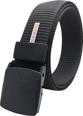NUKAICHAU Boys Casual, Evening, Party Black Nylon Belt