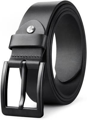 PROVOGUE Men Formal, Casual, Party Black Genuine Leather Belt