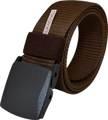 NUKAICHAU Boys Casual, Evening, Party Brown Nylon Belt