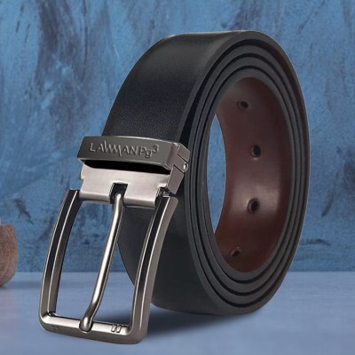 LAWMAN PG3 Men Formal, Casual, Party Black, Brown Artificial Leather Reversible Belt