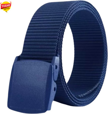 Artisanwear Men Casual Blue Nylon Belt