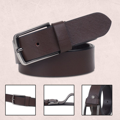 Roadster Men Formal Brown Genuine Leather Belt