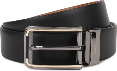 GIL Men Casual, Evening, Formal, Party Black, Tan Genuine Leather Reversible Belt