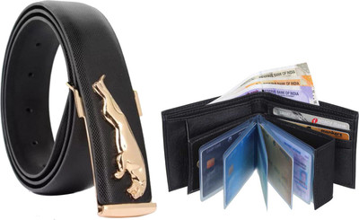 Kastner Wallet & Belt Combo(Multicolor)