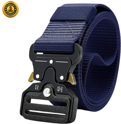 Artisanwear Men & Women Casual Blue Nylon Belt