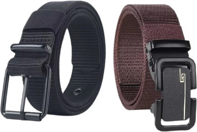 DARKLEATHERIS Men Casual, Evening, Formal Multicolor Nylon Belt