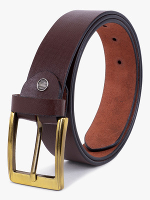 Roadster Men Formal Brown Genuine Leather Belt