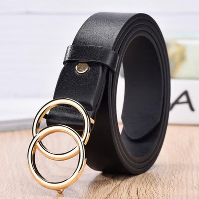 zeepzone Boys & Girls Casual, Evening, Formal, Party Black Artificial Leather Belt