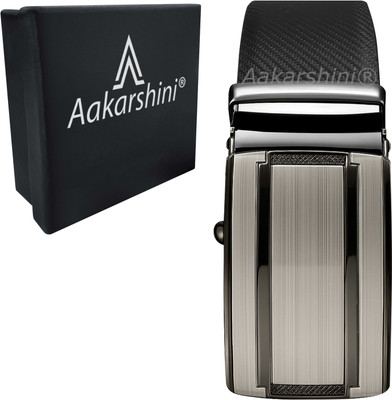 Aakarshini Men Formal Black, Brown Genuine Leather Reversible Belt