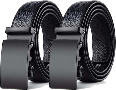 wizara Men Casual, Formal, Party, Evening Black Artificial Leather Belt