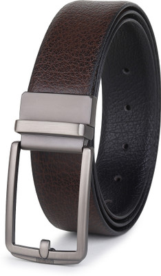 EXOCOETUS Men Formal, Casual, Evening, Party Brown Genuine Leather Reversible Belt