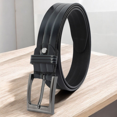 Roadster Men Formal, Casual, Evening, Party Black Genuine Leather Belt