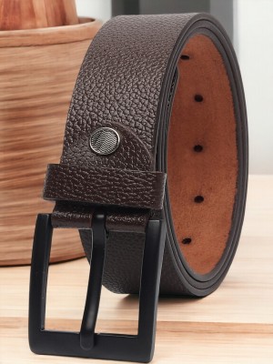 PROVOGUE Men Casual, Evening, Formal, Party Brown Genuine Leather Belt