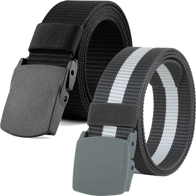 METRONAUT Men Casual Multicolor Nylon Belt