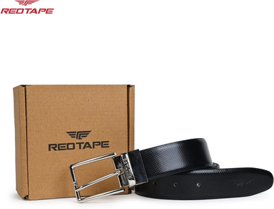 RED TAPE Men Formal Black, Brown Genuine Leather Reversible Belt