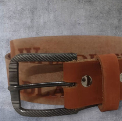YULIA Men Casual, Evening, Formal, Party Brown Genuine Leather Belt