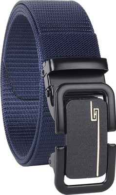 DarknDive Men Casual, Formal, Party Blue Nylon Belt