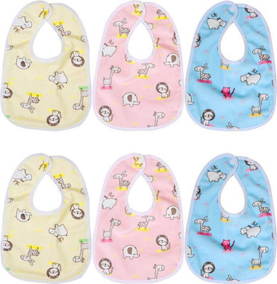 InEffable ® Bib for Infants Daily Use Super Soft Cotton Fast-Dry Printed Bibs(Multicolor)