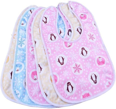 Vadhavan 5pcs/Fastdry-Premium Super Soft Cotton Daily Use bibs(Multicolor-Pack of 5)