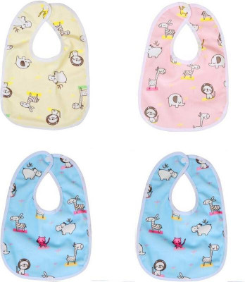 InEffable ® Bib for Infants Daily Use Super Soft Cotton Fast-Dry Printed Bibs(Multicolor)