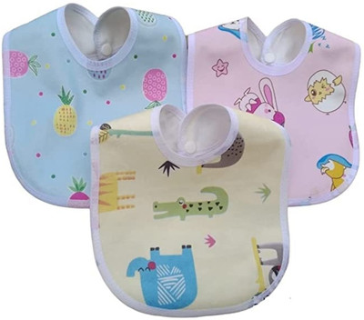 GolichhaMart New Born Water Resistant-Premium Super Soft Cotton Daily Use bibs(Multicolor)