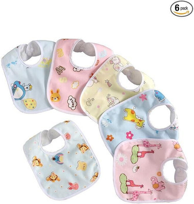 Kidspmb Fast-dry premium super soft cotton daily use bibs-multi(Multicolur)