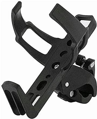 FCC RACING Adjustable Bike Bicycle Water Bottle Cage Holder Rack (Black) Bicycle Bottle Holder
