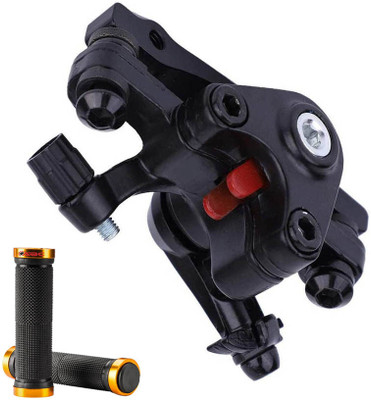 NSV Cycle front disc brake and bicycle Handlebar Anti Slip Grip Bicycle Brake Disk(160 mm)