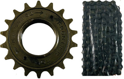 impetus Cycle Chain Freewheel Single Speed Bicycle Cassette for Non Gear Junior Senior Bicycle Brake Disk