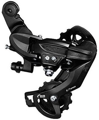 IndiaLot Bicycle DERAILLEUR 6/7 Speed Black Direct Mount Rear Gear Bicycle Brake Disk